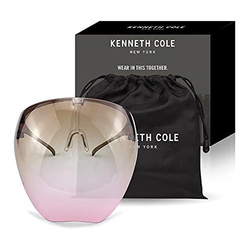Kenneth Cole Kenneth Cole Gogglestyle Face Shield with 180° Safety Coverage for Kids, Brown, Onesize (KCKDSSHLDBRW)