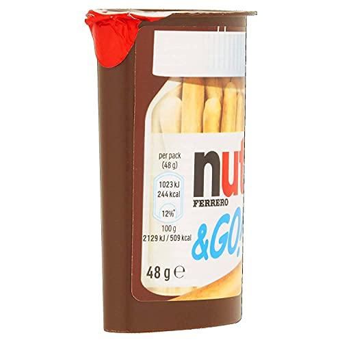 Nutella Nutella & Go Hazelnut Spread & Pretzels Sticks, 48 g