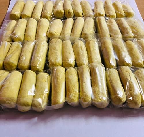 BhayaJi BhayaJi Original Natural Scented Gopi Chandan Tilak Forehead Tilak Stick (Yellow) Auspicious, scented, and sacred Tilak 100% pure, Spiritual things, Holy things, Hare Krishna (Set of 24)