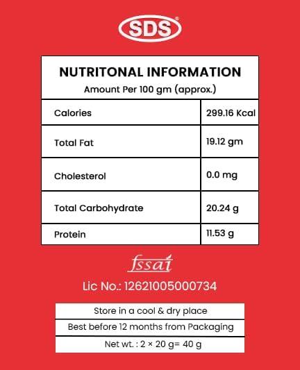 SDS SDS Shahi Paneer Masala 40gm - Pack of 9