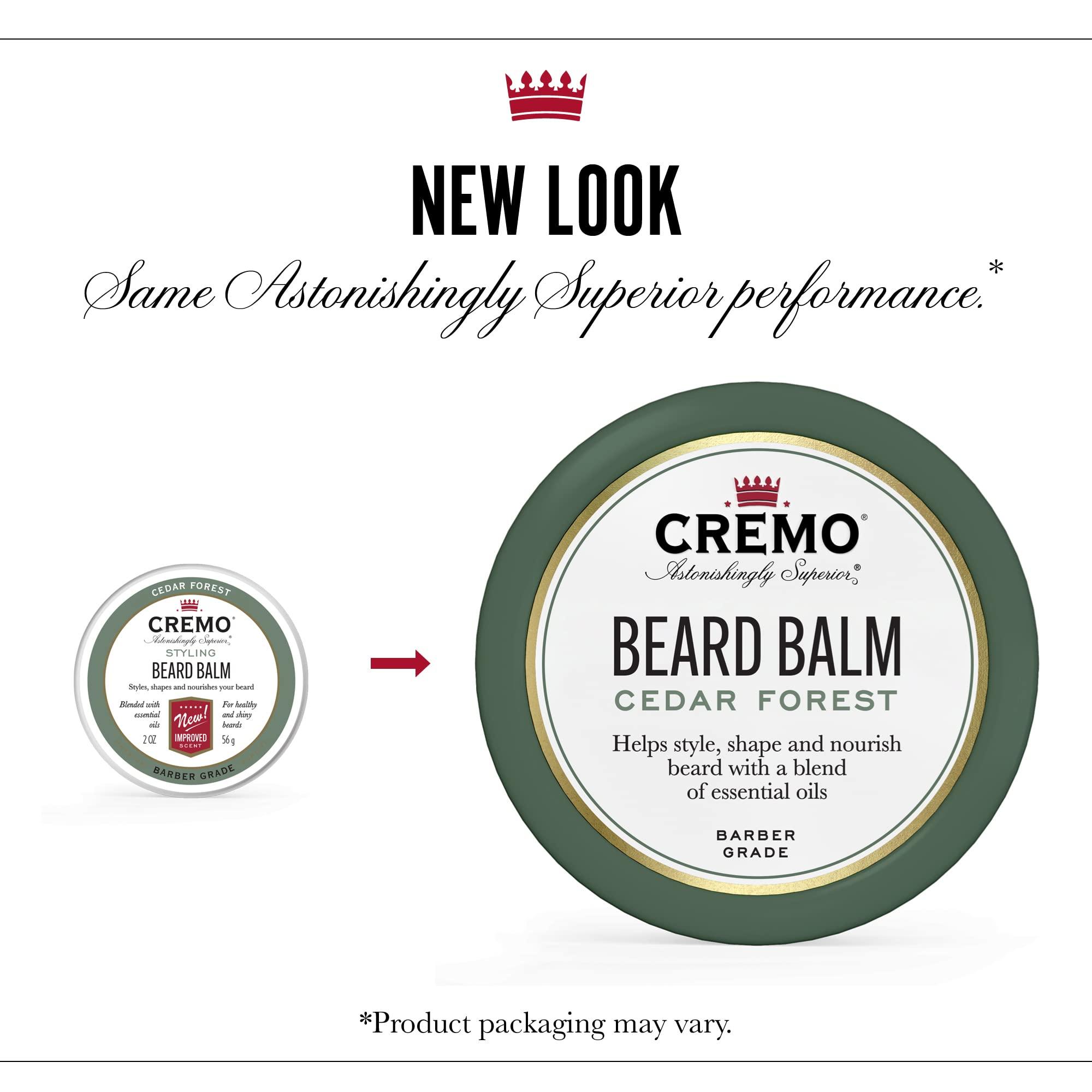 Cremo Cremo Styling Beard Balm, Forest Blend -- Nourishes, Shapes And Moisturizes All Lengths Of Facial Hair, 2 Ounces