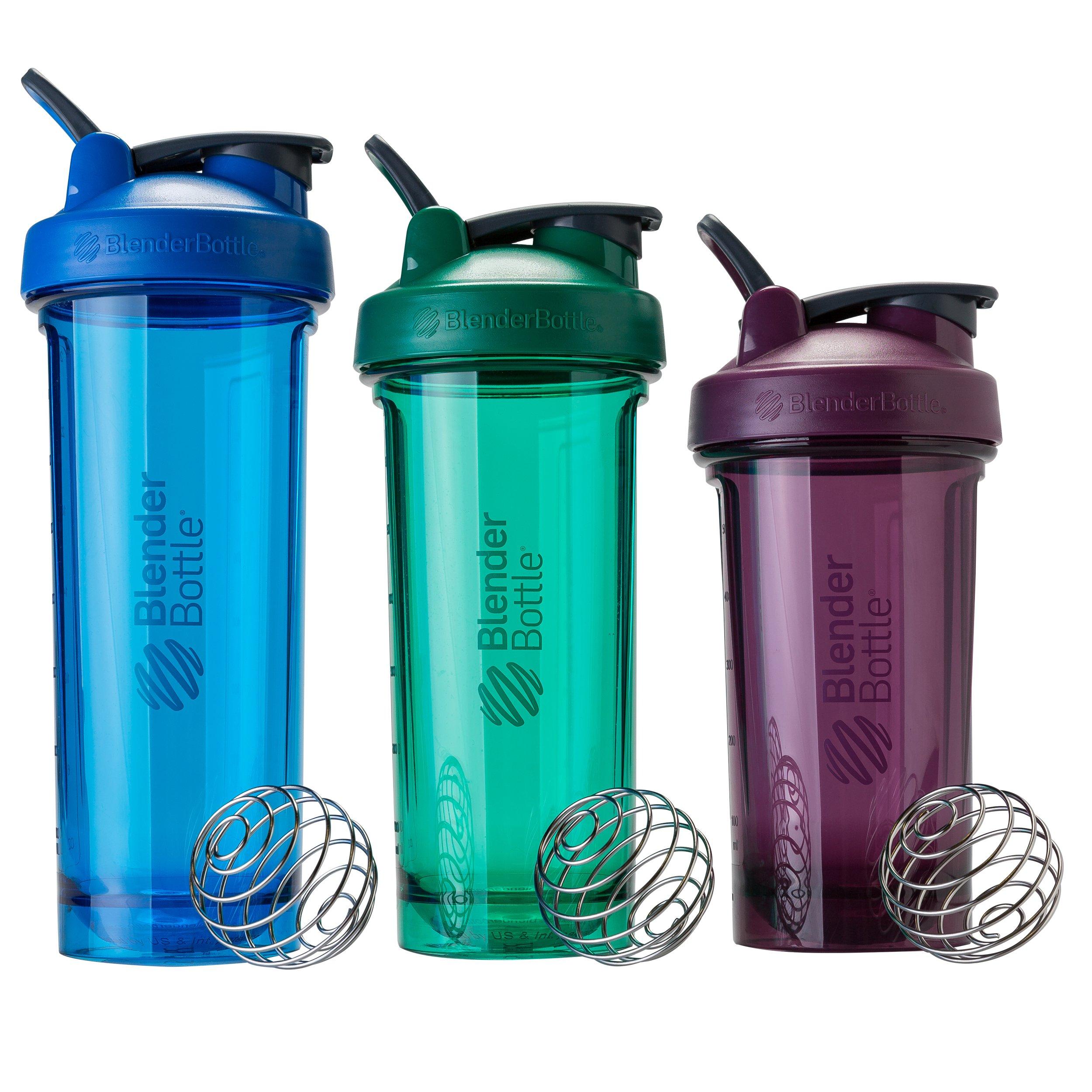 Blender Bottle BlenderBottle Pro Series Shaker Bottle, 24-Ounce, Black/Clear