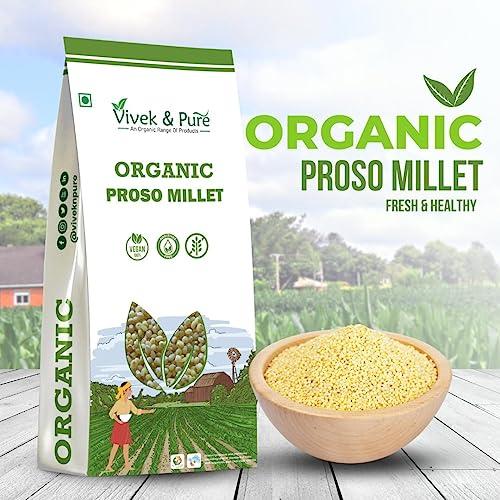 VIVEK & PURE VIVEK & PURE Proso Millet (1KG) | Natural Grains Native Low GI Millet Rice | High Protein & 100% more fibre than rice