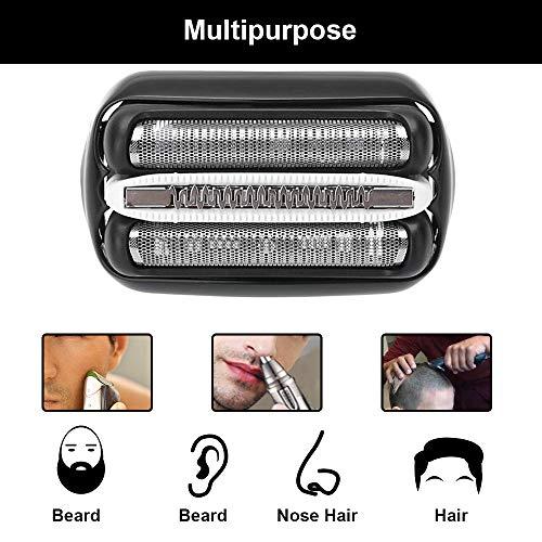 Qnotici Qnotici Replacement Shaver Head Compatible with Braun 3 Series 32B Foil & Cutter Electric Shaver Razor Blade Head for Braun 301S 310S 320S 3040S 3080S 350CC, Black
