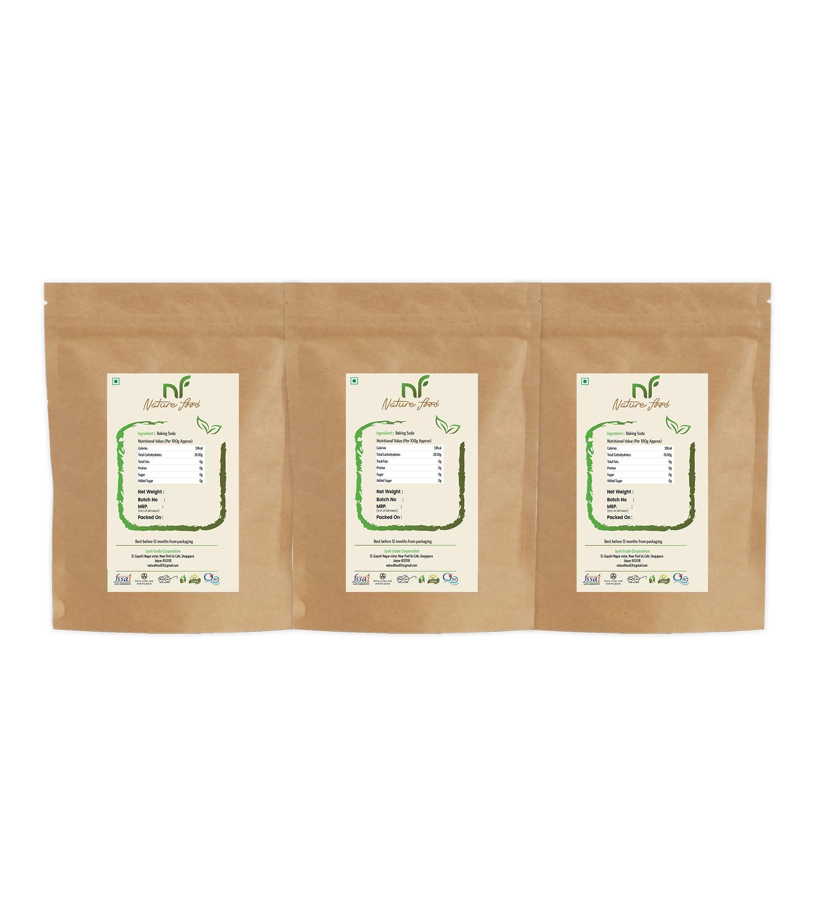 Nature Food Nature Food Baking Soda 300 g (100 g x 3 Pack)