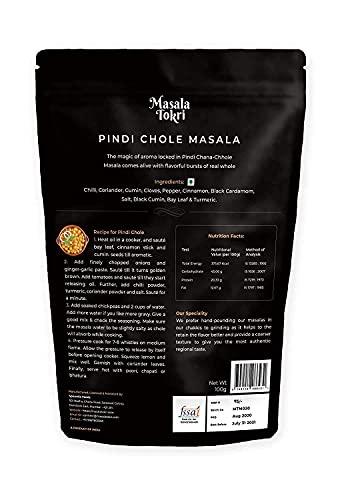 MASALA TOKRI Masala Tokri - Pindi Chole Masala, Kitchen King Masala, Awadhi Biryani Masala & Mumbai Pav Bhaji Masala 100gm (Pack of 4)
