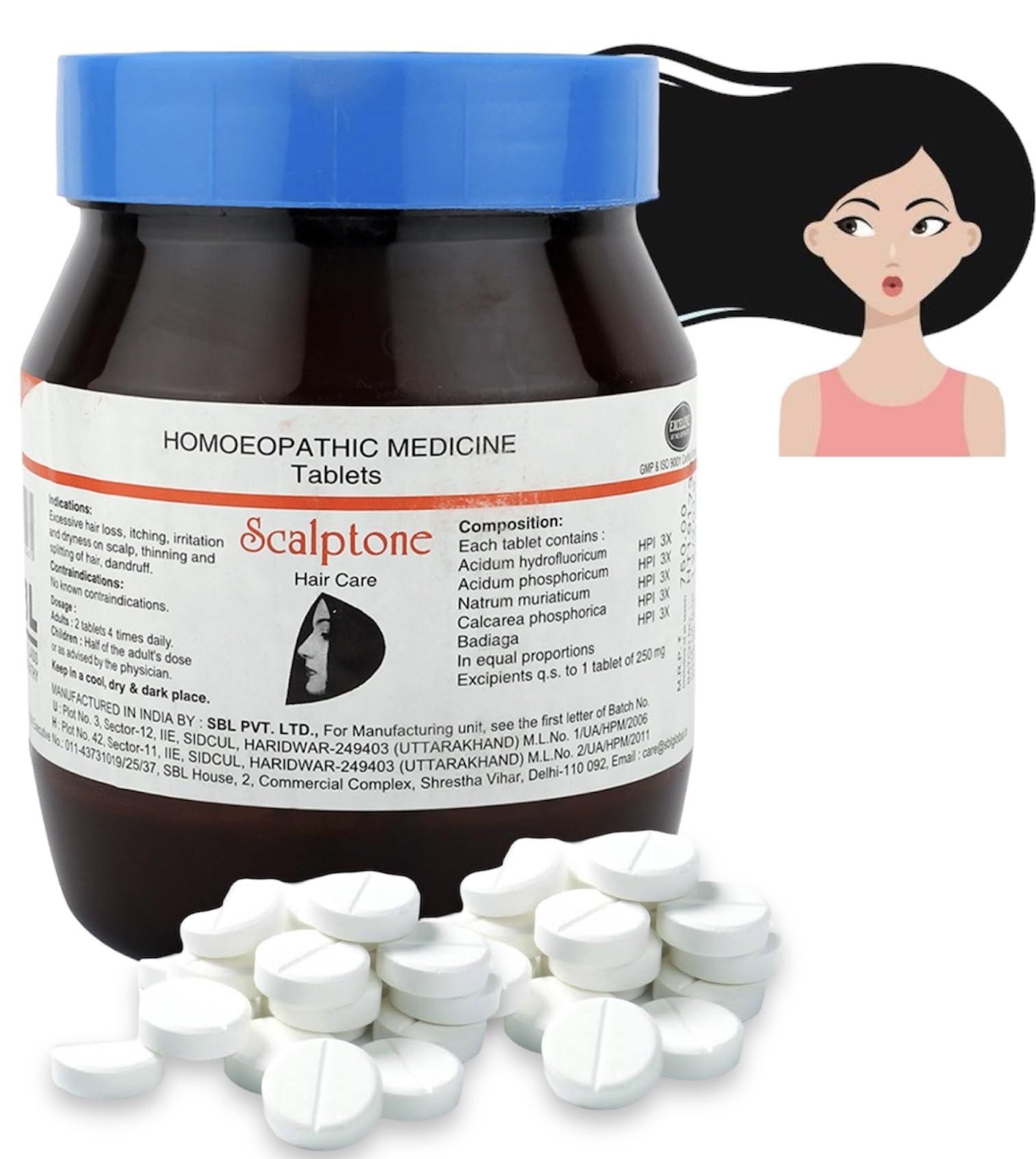 HOMOCOS SBL Scalptone Tablet Sbl Homeopathy 450g - SUPER SIZE