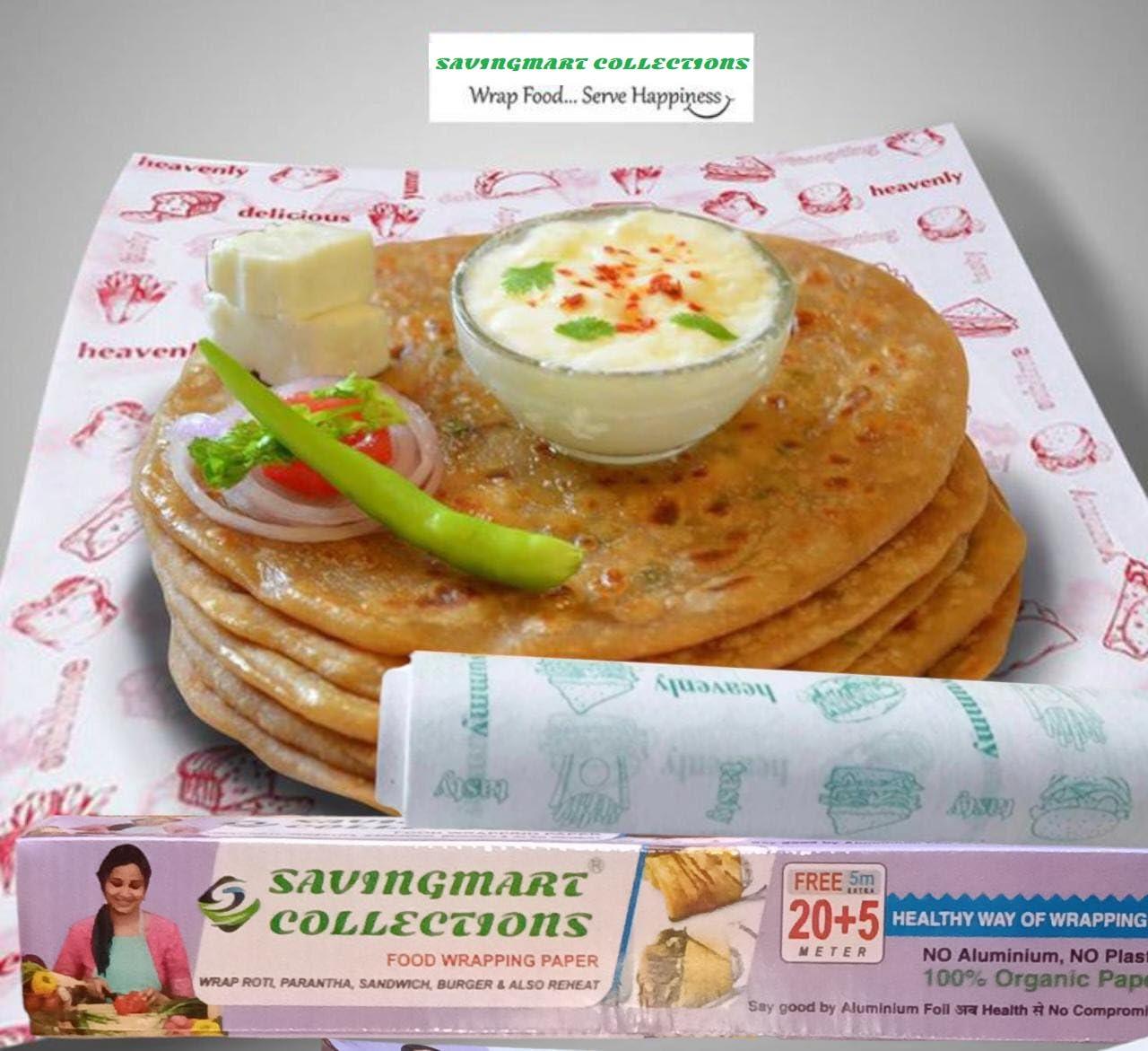 SAVINGMART COLLECTIONS 25 MTR Food Wrapping Butter Paper