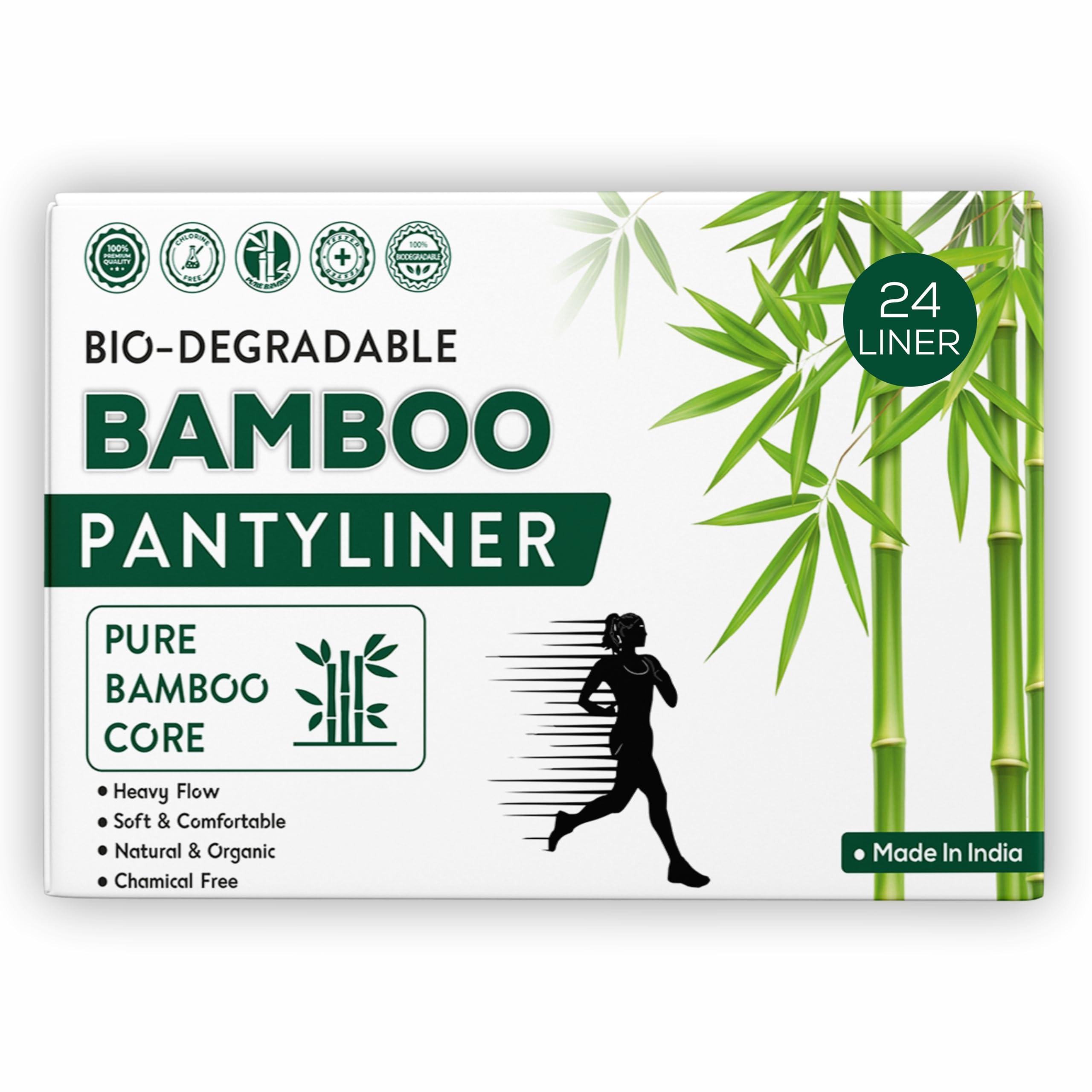 ARGONIUM ELON Panty Liners Daily Use, Bamboo Ultra-thin Anti-Bacterial Anion Technology, Protection for Pre &Post-Period Use, Guards Against Leakage, Discharge and Rashes, Non-Period Days & Spotting |180MM| Pack of 24 |