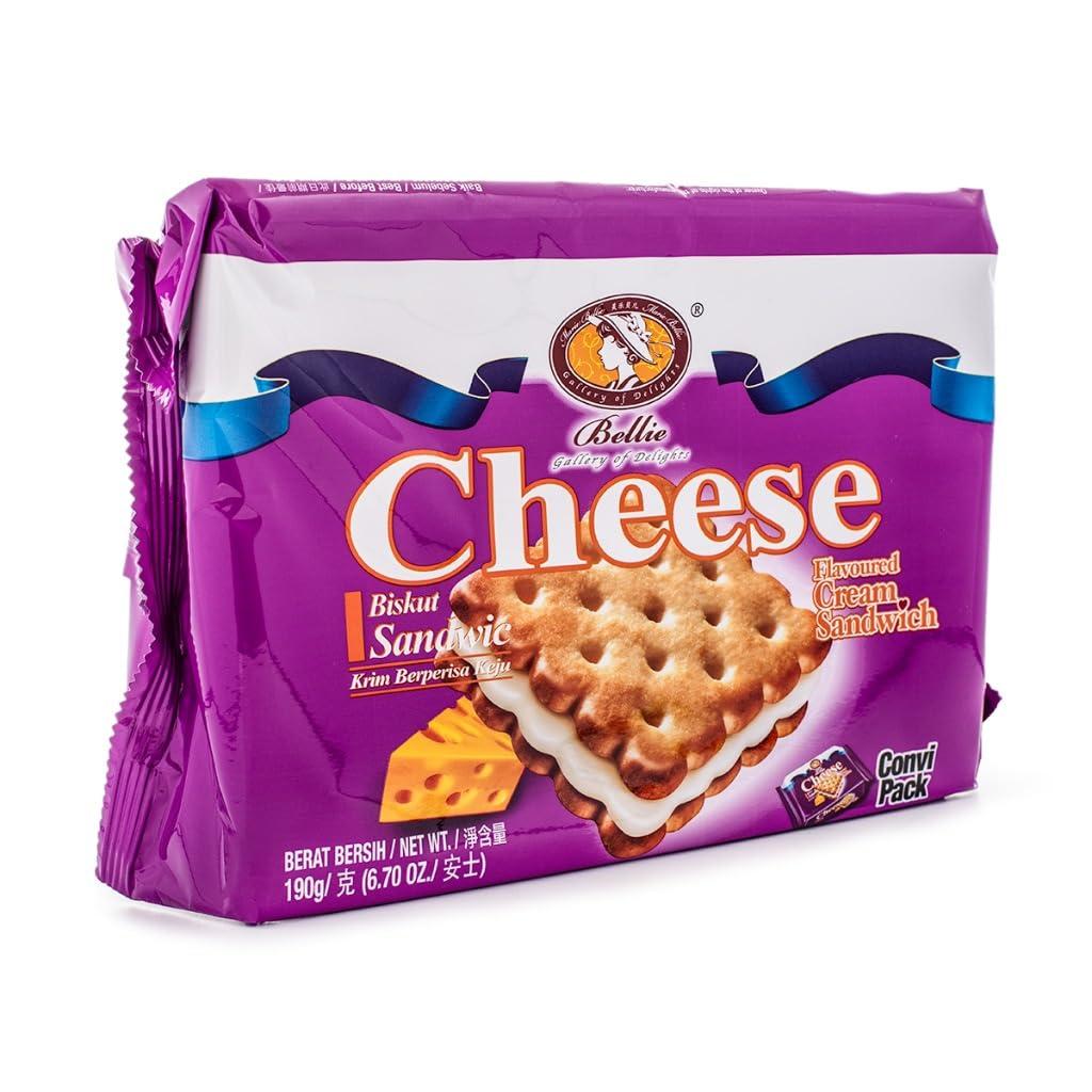 Generic Marie Bellie Gallery Of Delights Cheese Sandwich Biscuits Convi Pack 190g