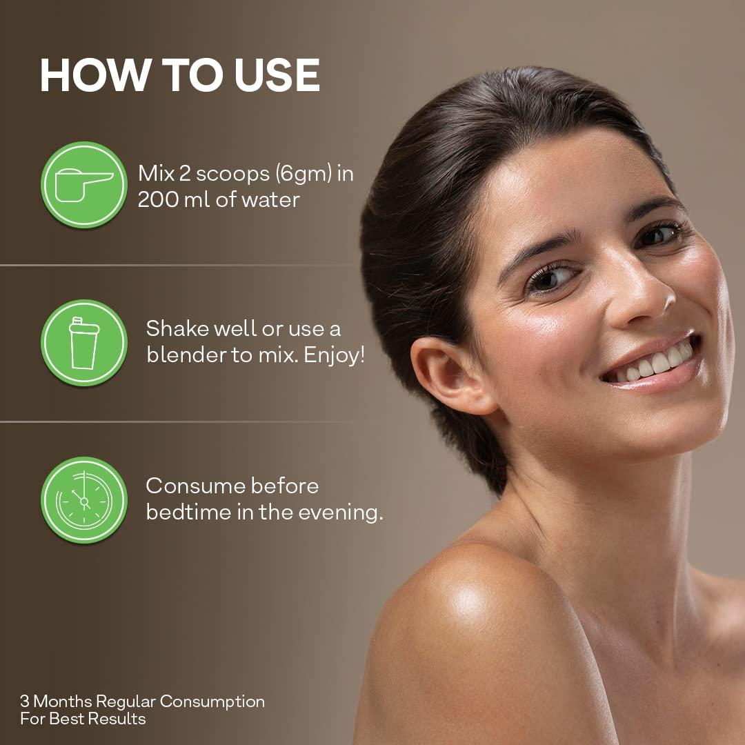 OZiva OZiva Plant Based Collagen Builder for Glowing & Youthful Skin | Collagen Powder for Women & Men | With Biotin, Silica & Vitamin C (Collagen Berry Orange + Biotin Xtra)