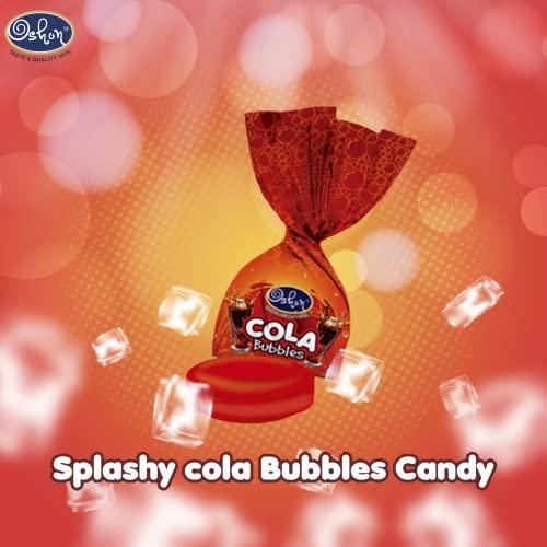 oshon Oshon Splashy Cola Bubbles Candy Jar - 100 Candies - Experience the Burst of Cola Flavour
