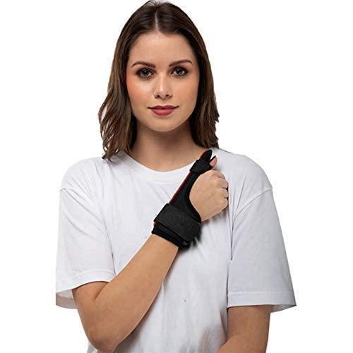 Sheetal Traders Sheetal Traders Thumb Brace Spica Splint Support - Neoprene Reversible Thumb Stabilizer for Pain, Sprains, Strains, Arthritis,Tendonitis, Carpal Tunnel,L