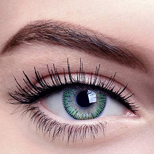 Soft Eye Soft Eye - Green Color Monthly Contact Lens with case solution