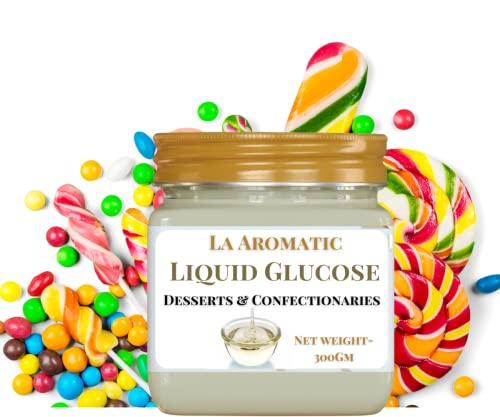 LA AROMATIC La Aromatic Liquid Glucose 300gm,Liquid Glucose for Making Cake and ice Cream, Sweetener for Deserts