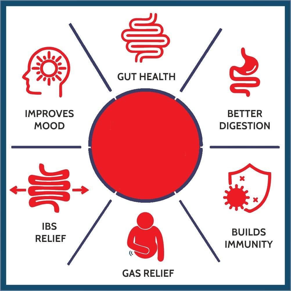 GRANDEUR Grandeur Tummy Fizz Prebiotic And Probiotic Supplement For Gut Health, Digestion, Bloating, Immunity and Metabolism | With 20 Billion CFU & 6 Unique Strains | 15 Effervescent Tabs |