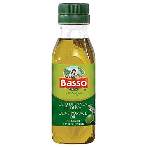 Basso 1904 Basso Pomace Olive Oil 250 ml Pack of 2 Packed in Italy,Olive Oil for All Types of Indian Cooking Including deep Frying, Roasting | Rich in Taste | Premium & Light | Healthy Oil Choice