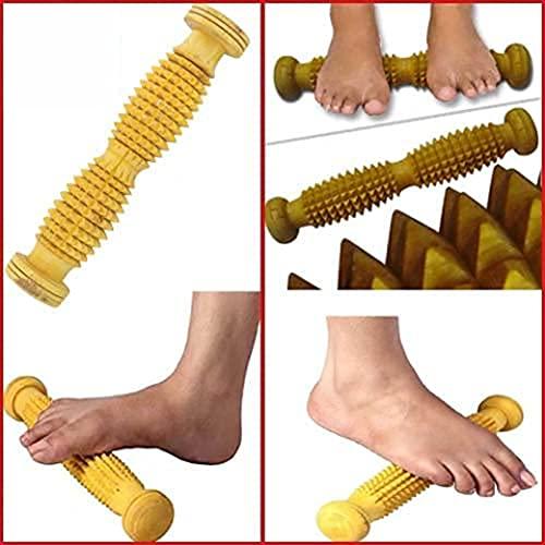NETCLUB NETCLUB Acupressue foot roller Acupressure Massager Acupuncture kit wooden foot roller massager karela massager tool for hands and palm foot massager roller wooden acupressure tools