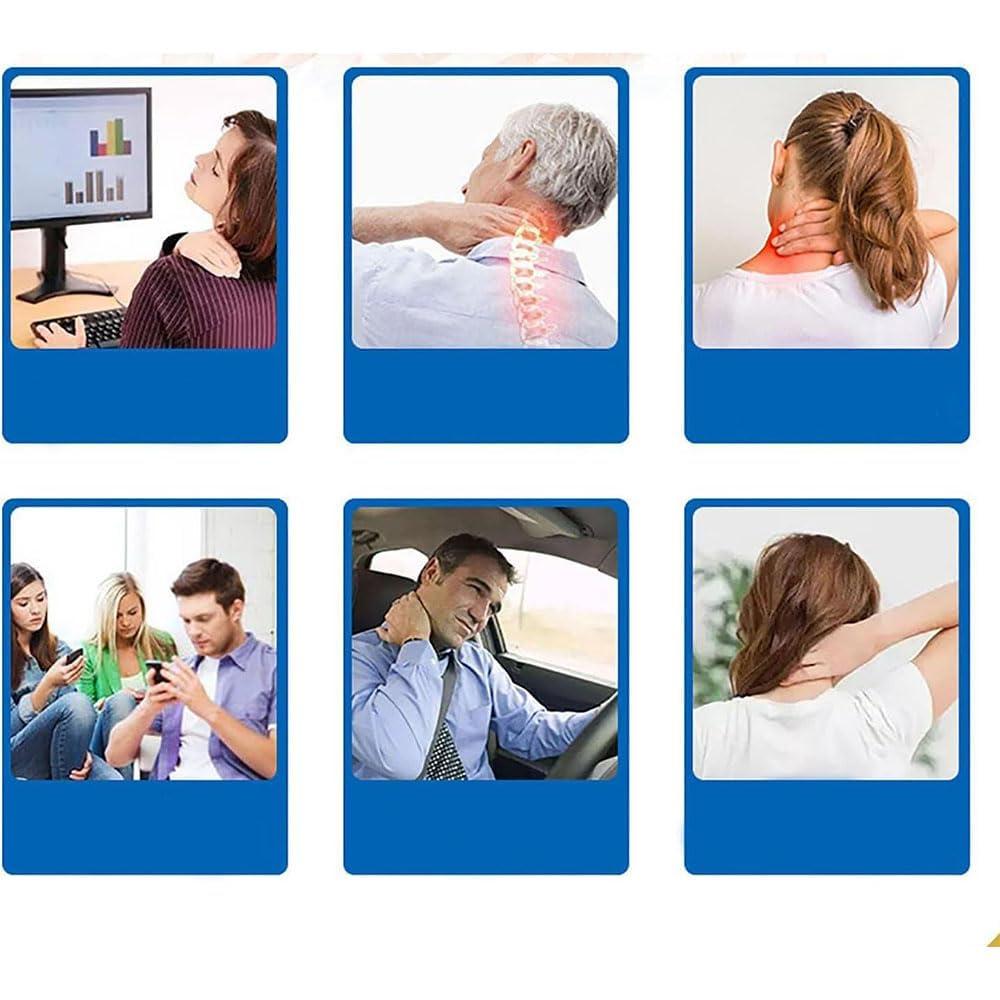 Ubervia Ubervia Cervicorrect Neck Brace, Soft Neck Brace Cervical Collar-Cervical Neck Brace for Snoring, Neck Brace for Sleeping Soft Foam, Wraps Keep Vertebrae Stable and Aligned