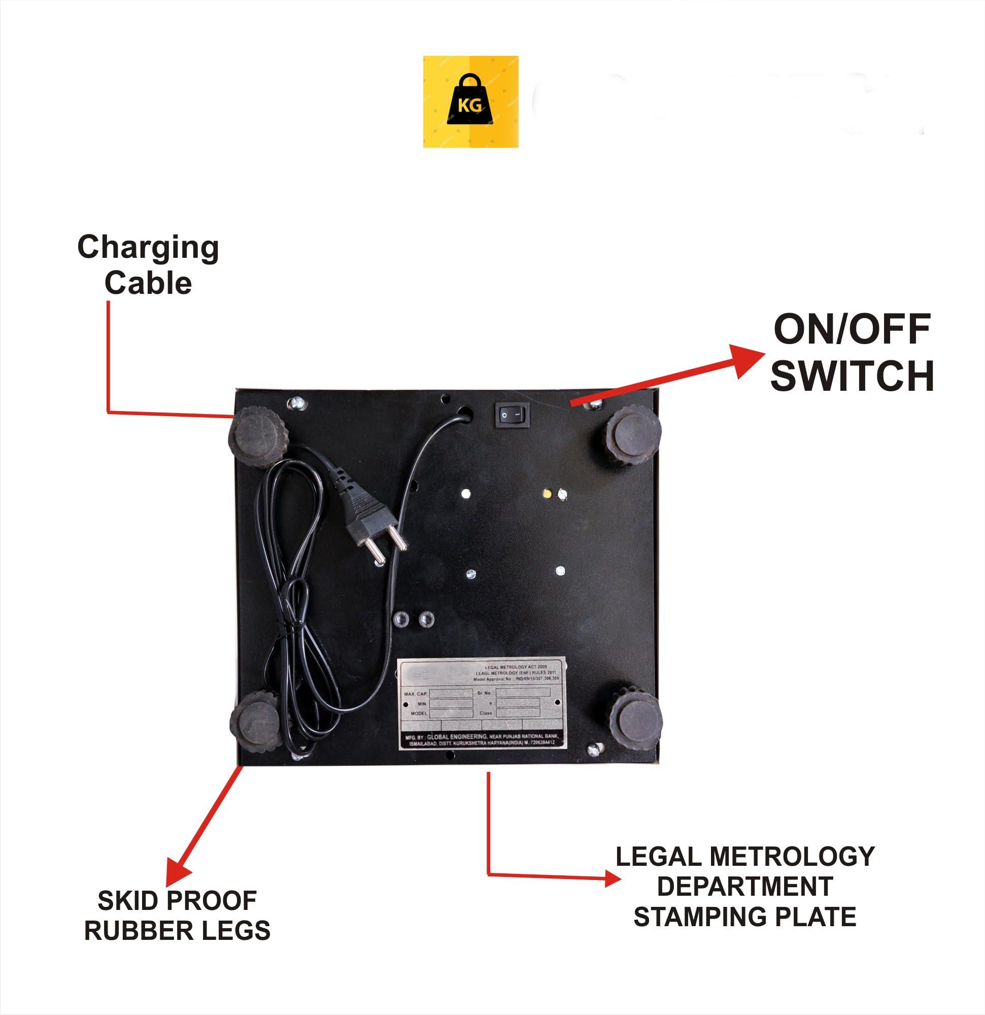 GRAMTECHNOLOGY GRAMTECH Weight Machine for Shop 30kg x 2g High-Precision Weighing Scale Digital, For Factory and other Uses 1