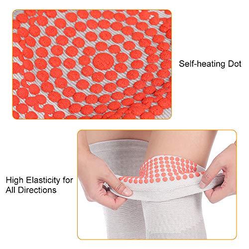 KKmoon-1 Winter Warm Knee Brace Pads Self Heating Knee Sleeve Thermal Leg Warmer Sports Knee tector