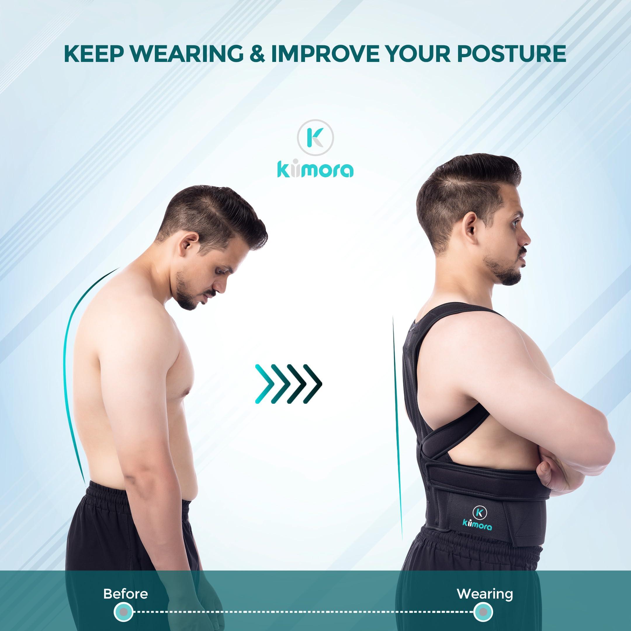 Kiimora Kiimora Posture Corrector Belt for Men and Women Back Support - Universal Size