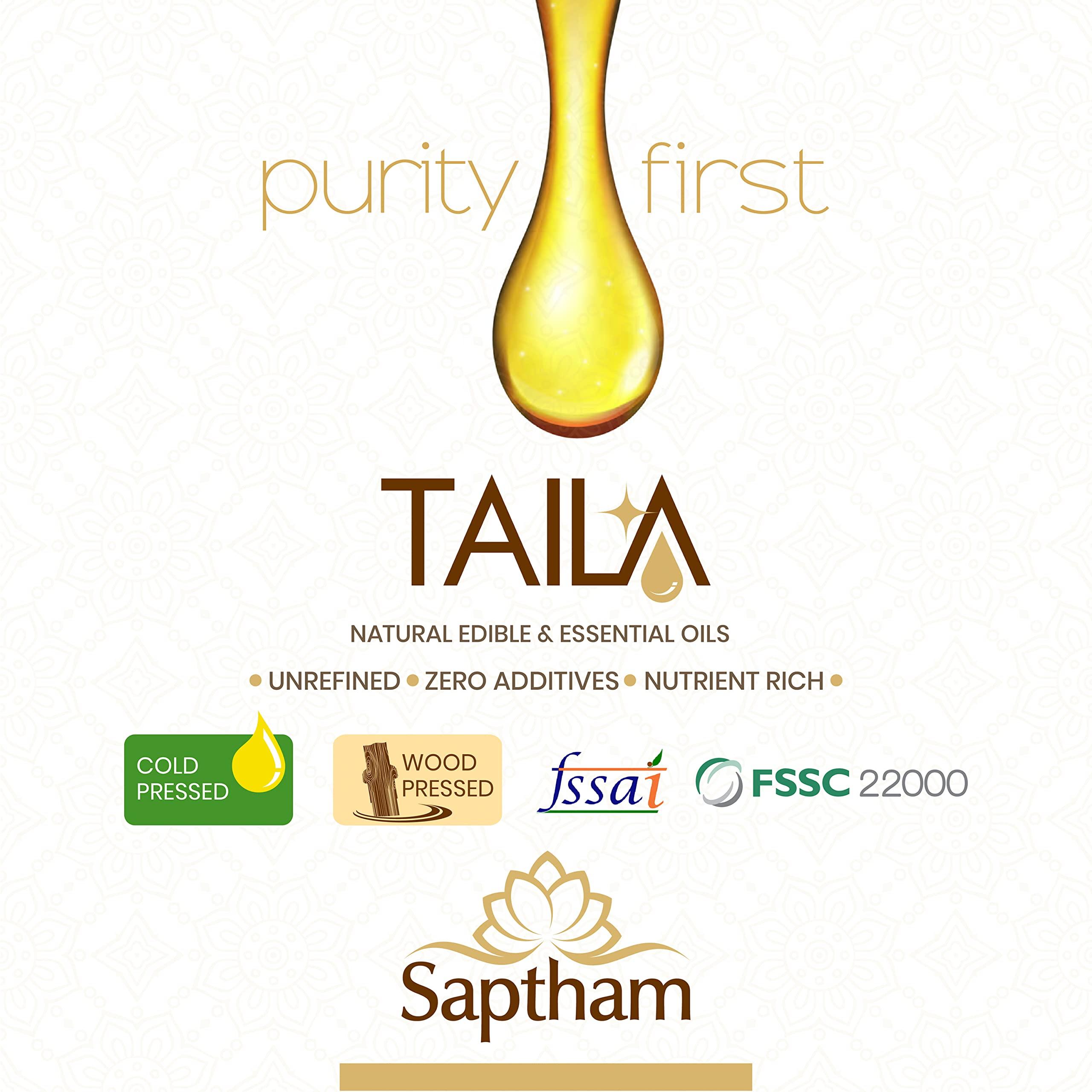 Saptham Saptham Taila 100% Wood Pressed/Cold Pressed Walnut Oil (100 ML)
