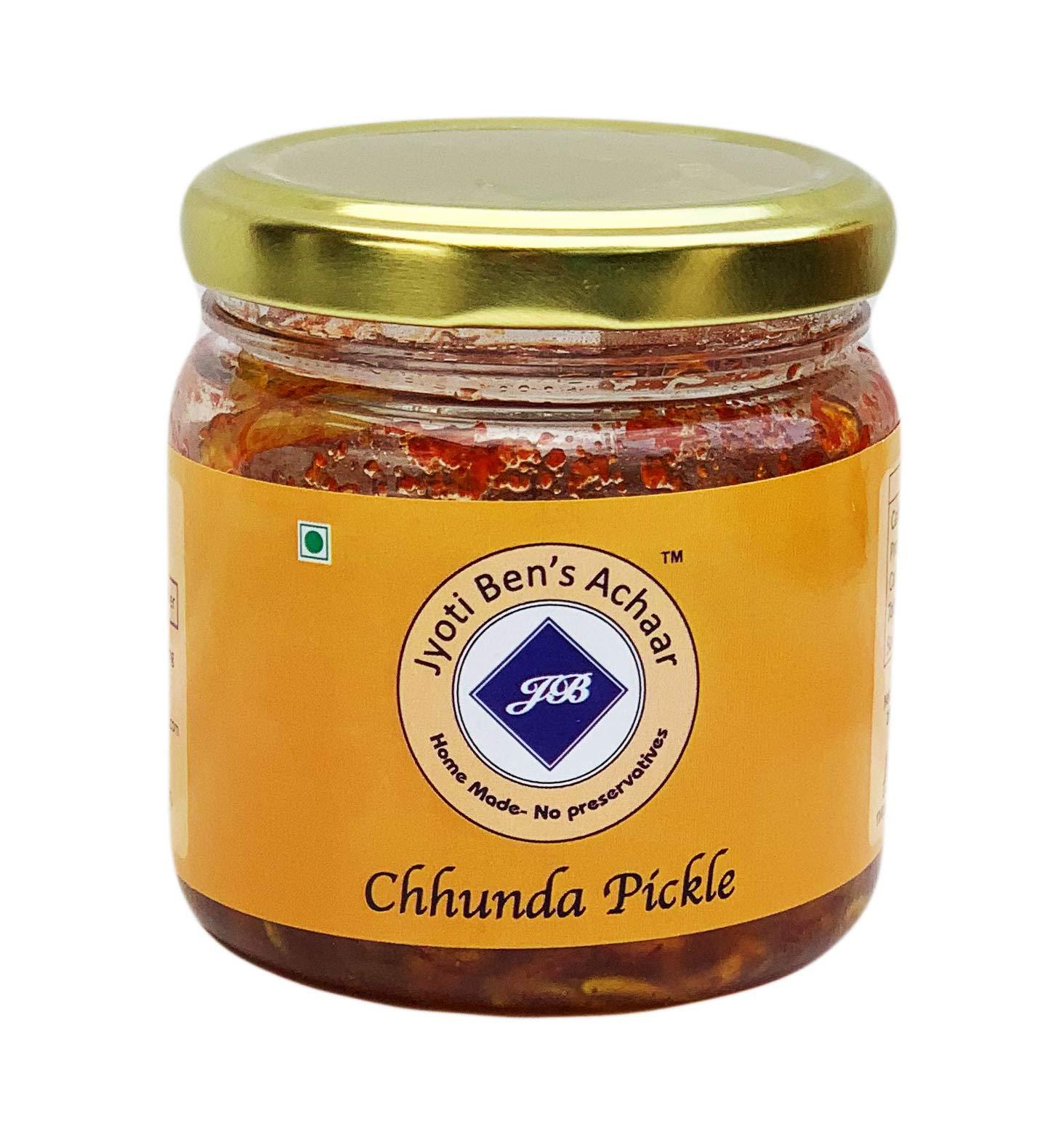Jyoti Ben's Jyoti Ben's Achar -Combo of Masala Nimboo Pickle and Chhunda