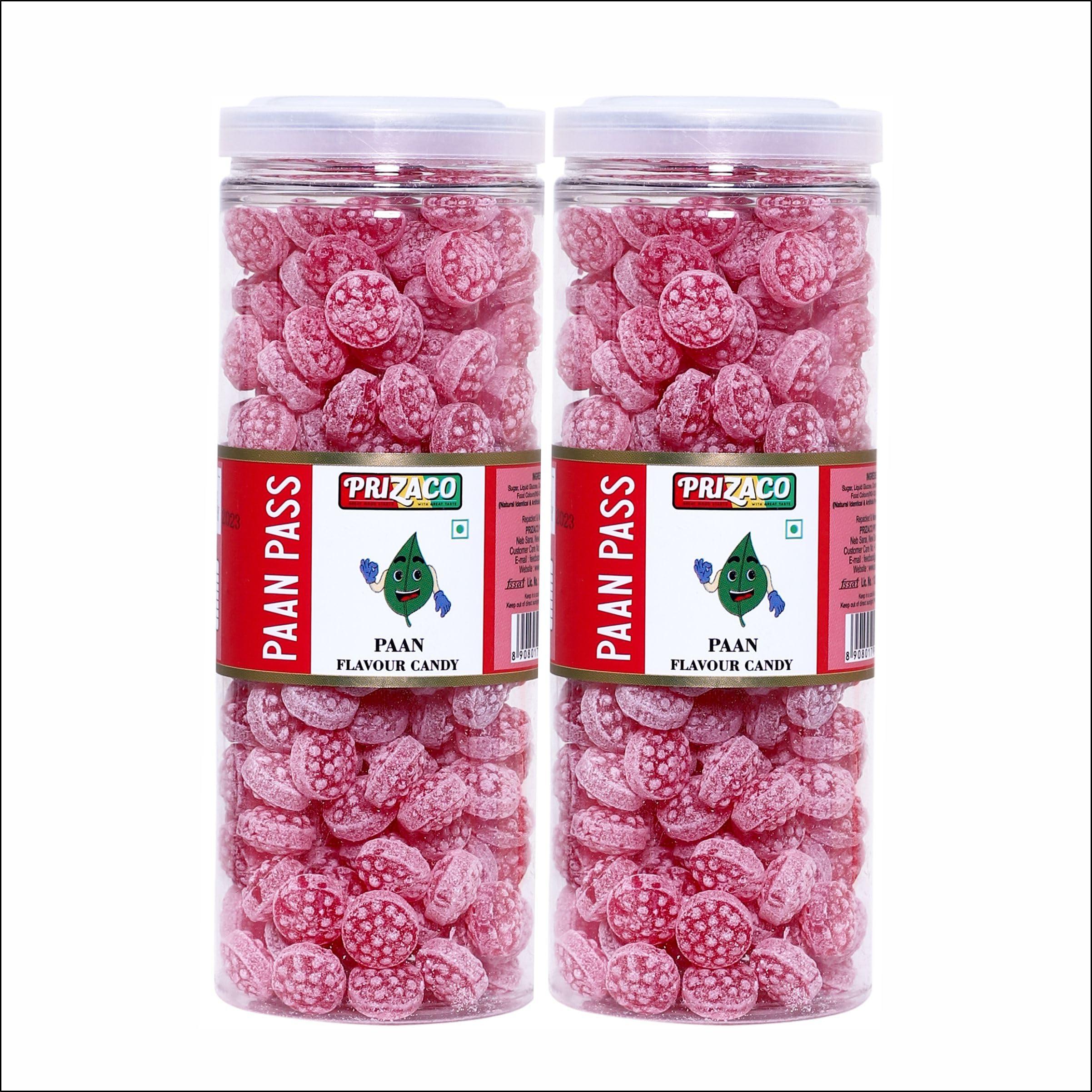 Prizaco Prizaco Paan Flavour Candy | Pack of 2 x215g | 430gram