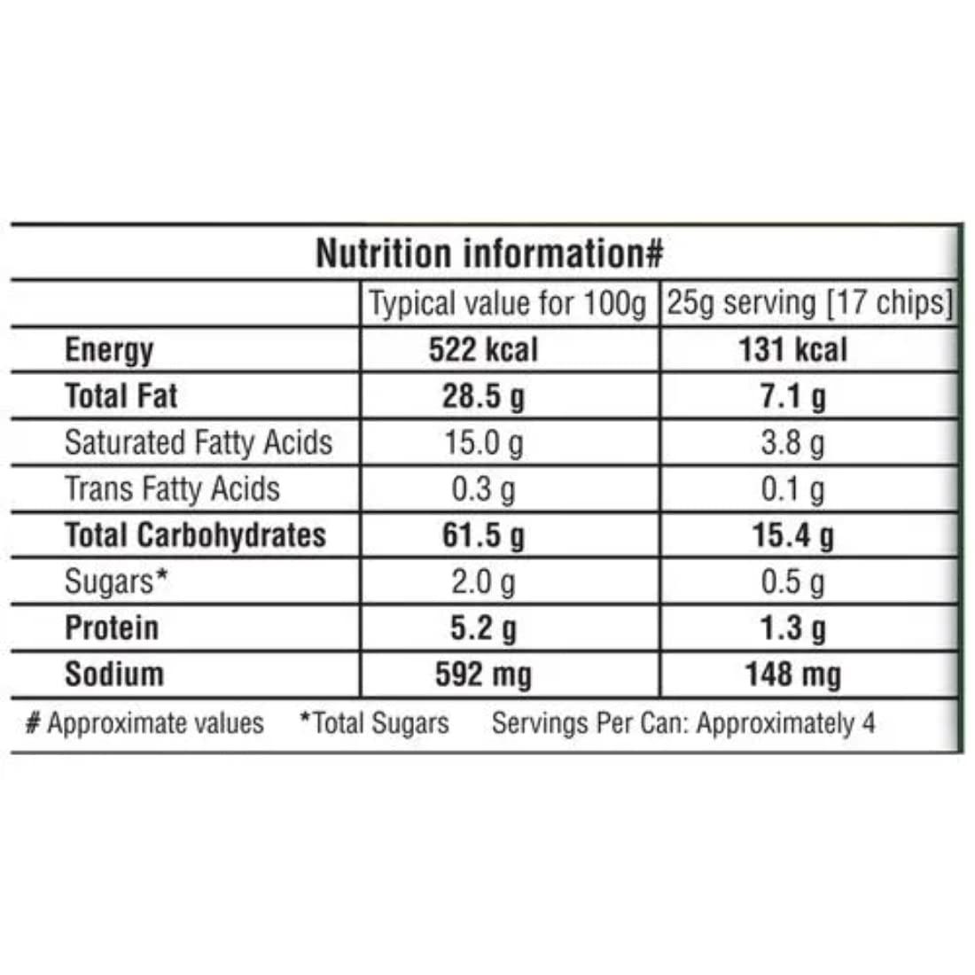 KELLOGS Pringles Peri Peri Flavour Potato Crisps, 107g