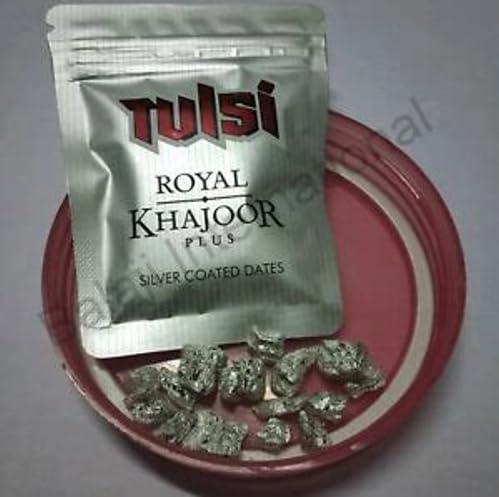 Generic Tulsi Royal Khajoor Silver Coated Dates pack of 24