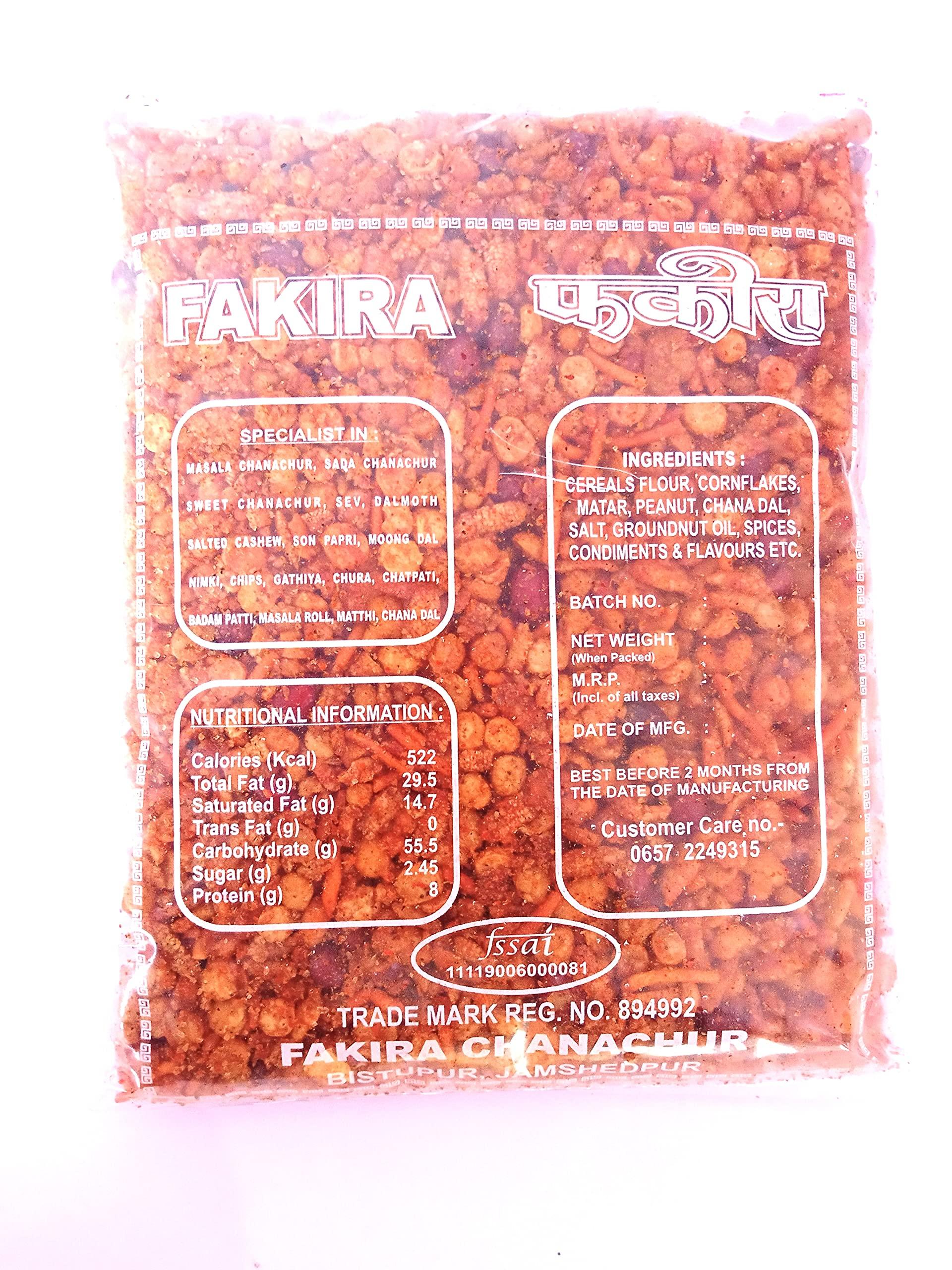 Fakira Fakira Chanachur, Snack Box -3 assorted snacks, Mix Chanachur, Gathiya, Nimki (500gm each)