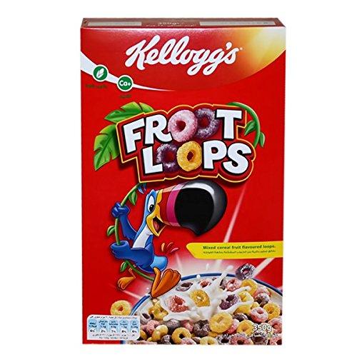 Kellogg's Kellogg's Froot Loops Mixed Cereal Fruit Flavoured Loops,350g