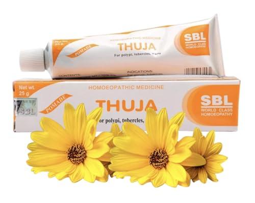HOMOCOS SBL Thuja Ointment For Warts - Thuja Cream Homeopathic Medicine (25g)