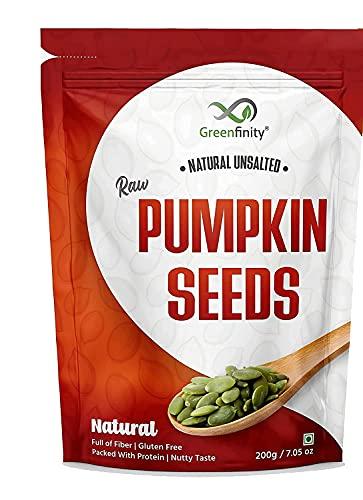 GreenFinity GreenFinity Raw Pumpkin Seeds - 50 g High Fibre and Antioxidants (Vacuum Pack)