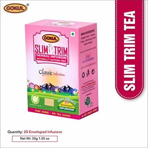 GOKUL Gokul Herbal Tea Gift Pack of Lemon Tea Tea Bag(20 TB), Slim Trim Tea Bag(20 TB), Saffron Rich 250 G