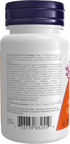 Now Foods Now Melatonin 3mg 60vcap