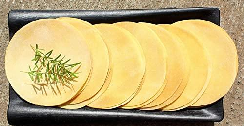 DRY FRUIT HUB Dry Fruit Hub Fresh Appalam Papad Plain 200gm,Apadam Papadam, Homemade Aplam Paped,Traditional Taste of South Indian Appalam Papad Pack of 200gm