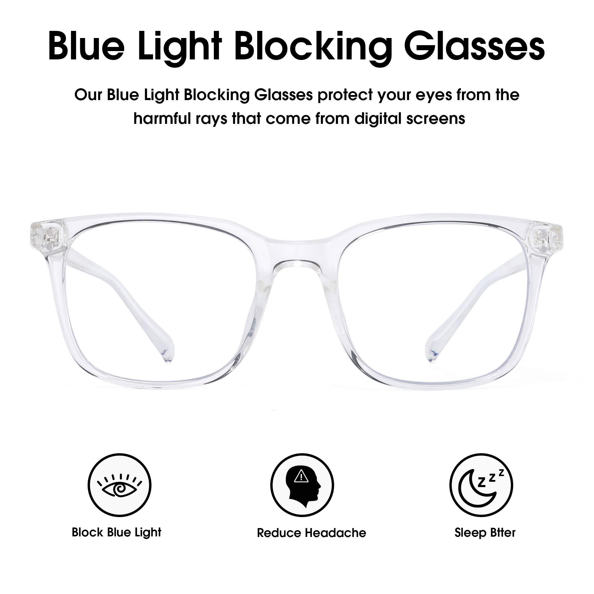 JM JM Game Reading Glasses Fashion Reader Tablet Computer Screen Protector 1.0+ 1.25+ 1.75+ 2.0+ 2.25+ 2.5+ 3.0+ 3.5+ 4.0 (Transparent, 3.5)