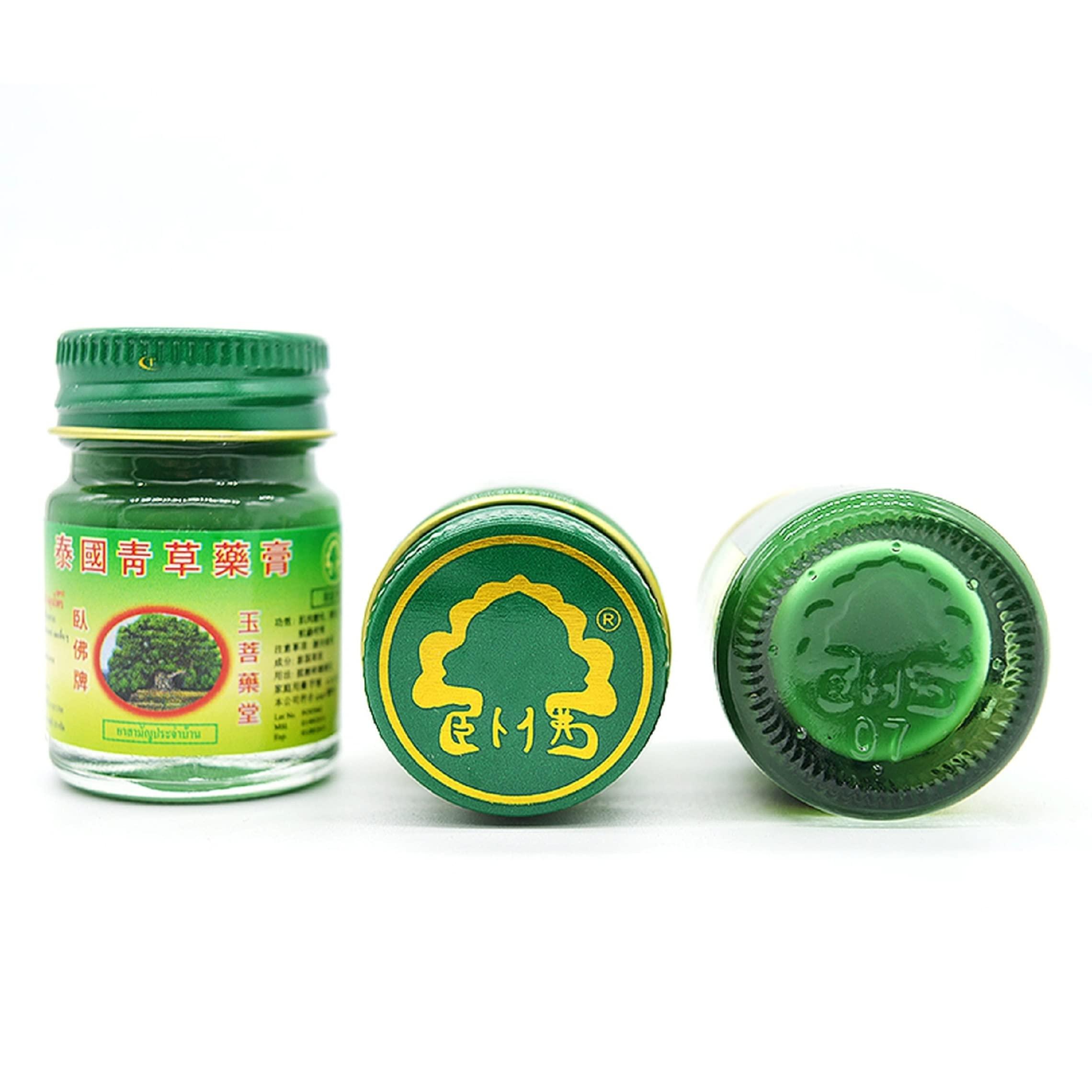 HANI PO HANI PO PHOYOK - THAI GREEN HERBAL WAX BALM - Thailand PRODUCT (15g Pack of 1)Pain relief balm | Oil for elder women | Men Pain relief balm for adult | Pain relief oil for women | Mens | Pain relief balm for girls | boys - Imported Products