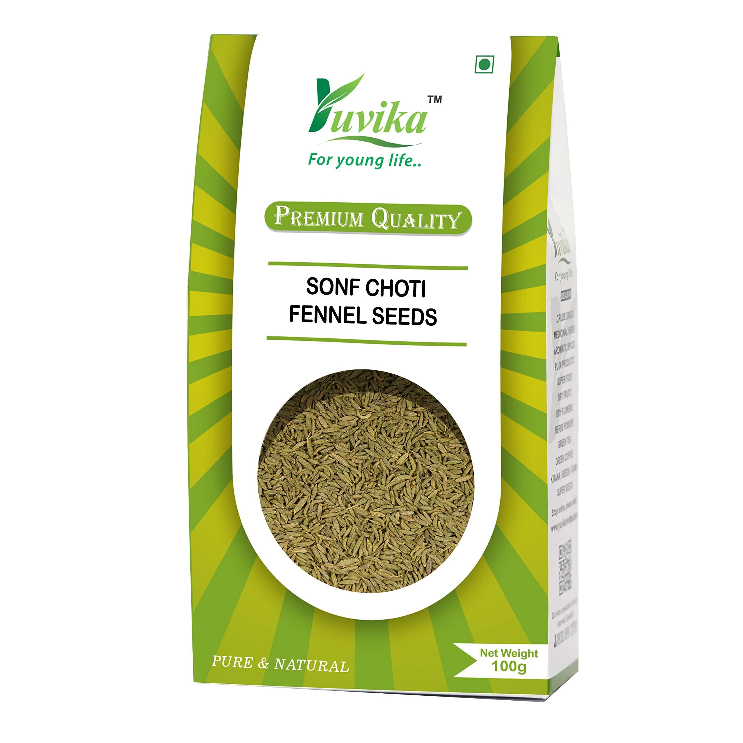 Yuvika Sonf Choti - Saunf Barik - Fennel Seeds Small (100g)