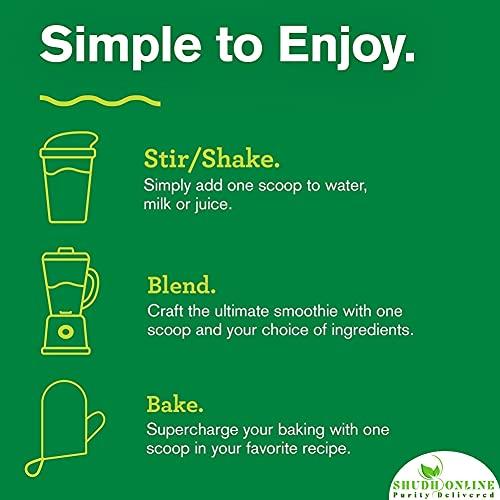 Shudh Online Shudh Online Wheat Grass Powder Organic, Wheatgrass Juice powder (50 Grams) - Rich in Chlorophyll, Detox, Plant Protein, Natural superfood, No sugar