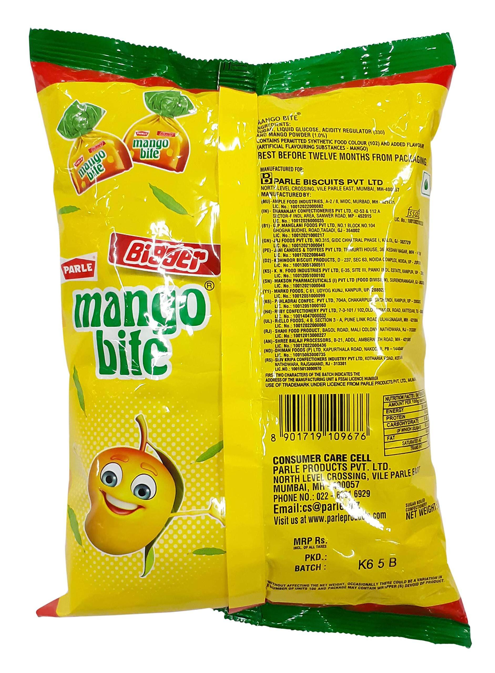 Parle Parle Candy - Mango Bite, 390g Pouch