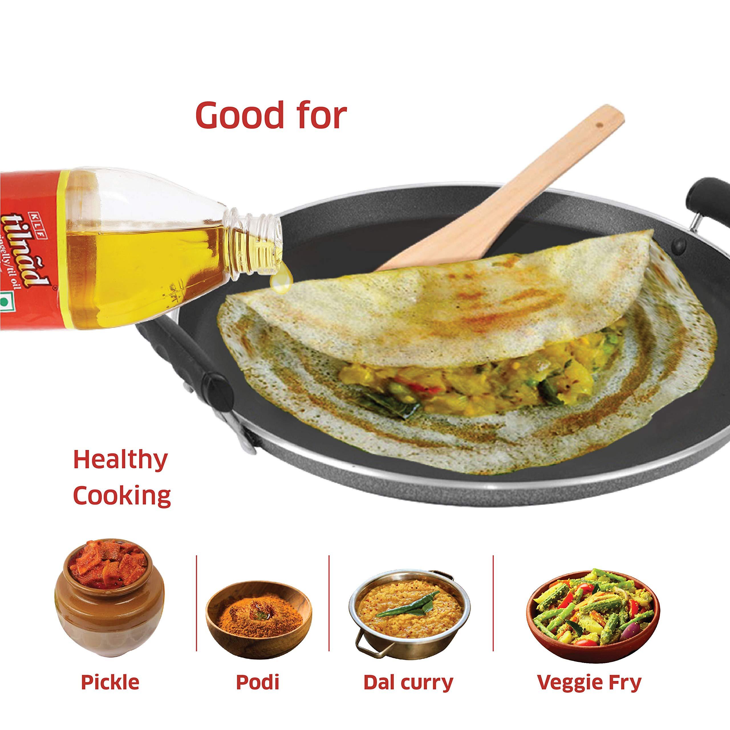 KLF tilnad KLF Tilnad Gingelly/Sesame Oil, 500 ml (Pack of 3)