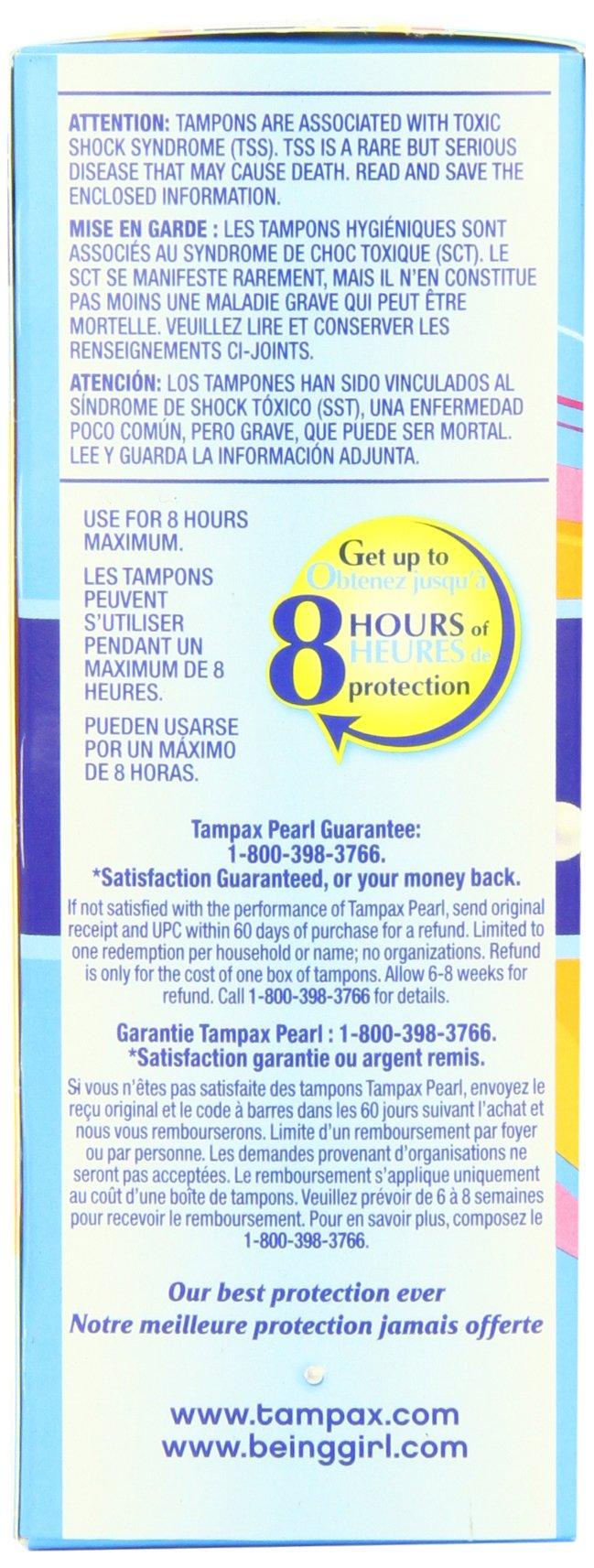 Tampax Tampax Pearl Plastic Fresh Scent Tampons, Super Plus Absorbency, 18 Count