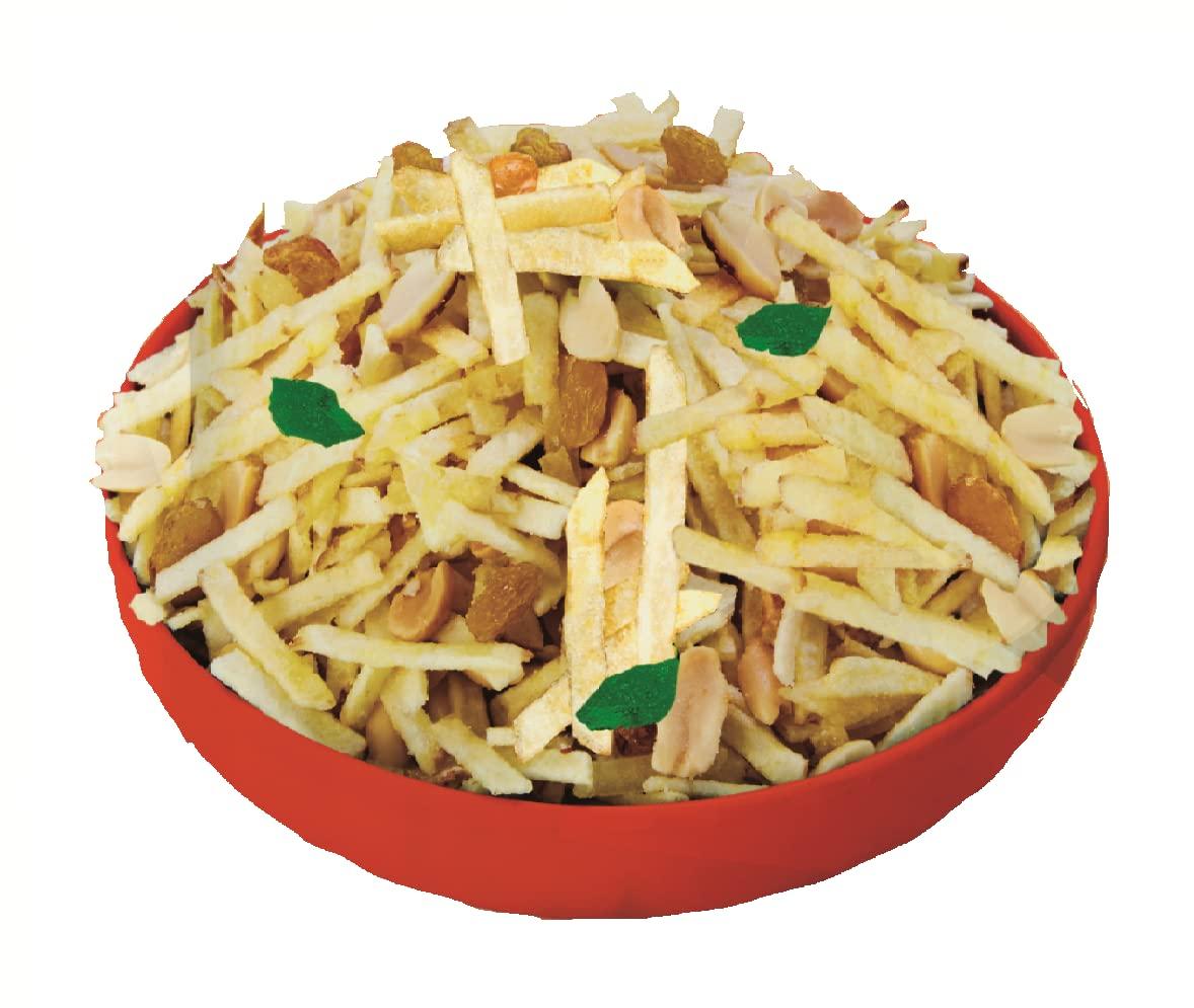 Aakash Namkeen Aakash Namkeen Special Upwas / Farali Combo I Pack of 2 | 200 Gm Each | Farali Chivda, Aloo Upwas Chivda | Crispy & Crunchy Ready-to-Eat | Indore's Finest Namkeen