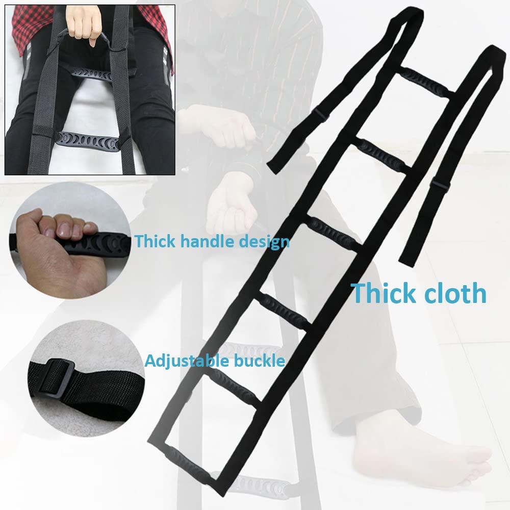 AiGyonx Bed Rail for Elder - Bed Ladder Assist - Pull Up Assist Device with Handle Strap - Rope Ladder Caddie Helper - Sitting, Sit Up Hoist for Elderly, Senior, Injury Recovery Patient, Pregnant, Handicap