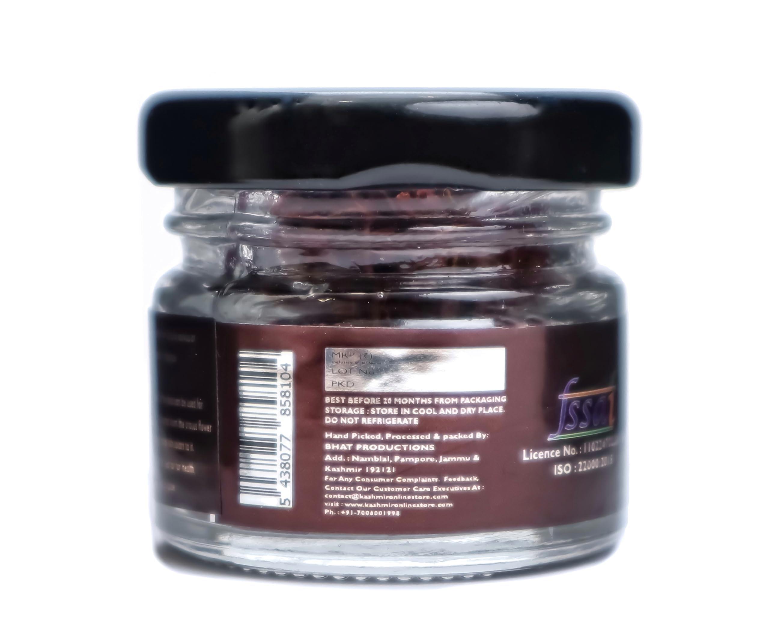Kashmir ONLINE STORE Kashmir Online Store Pure And Natural Mongra Saffron - Premium Original Quality Kesar Grade A+++ For Pregnancy, Cooking, Face & Skin (1 Gram)