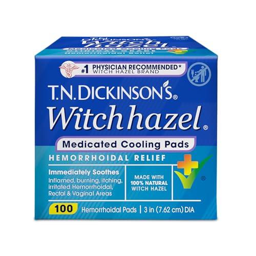 T.N. Dickinson's Hemorrhoidal Medicated Pads With Witch Hazel