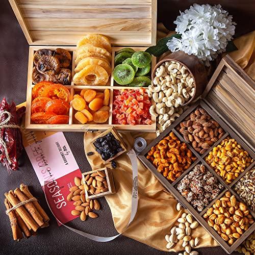 HYPERFOODS Diwali gift pack Diwali gift hampers Dry fruits combo pack LID-6 Tropical Diwali Dry fruit gift box Diwali hamper Diwali gift items Diwali gifts for family & friends Gift for diwali